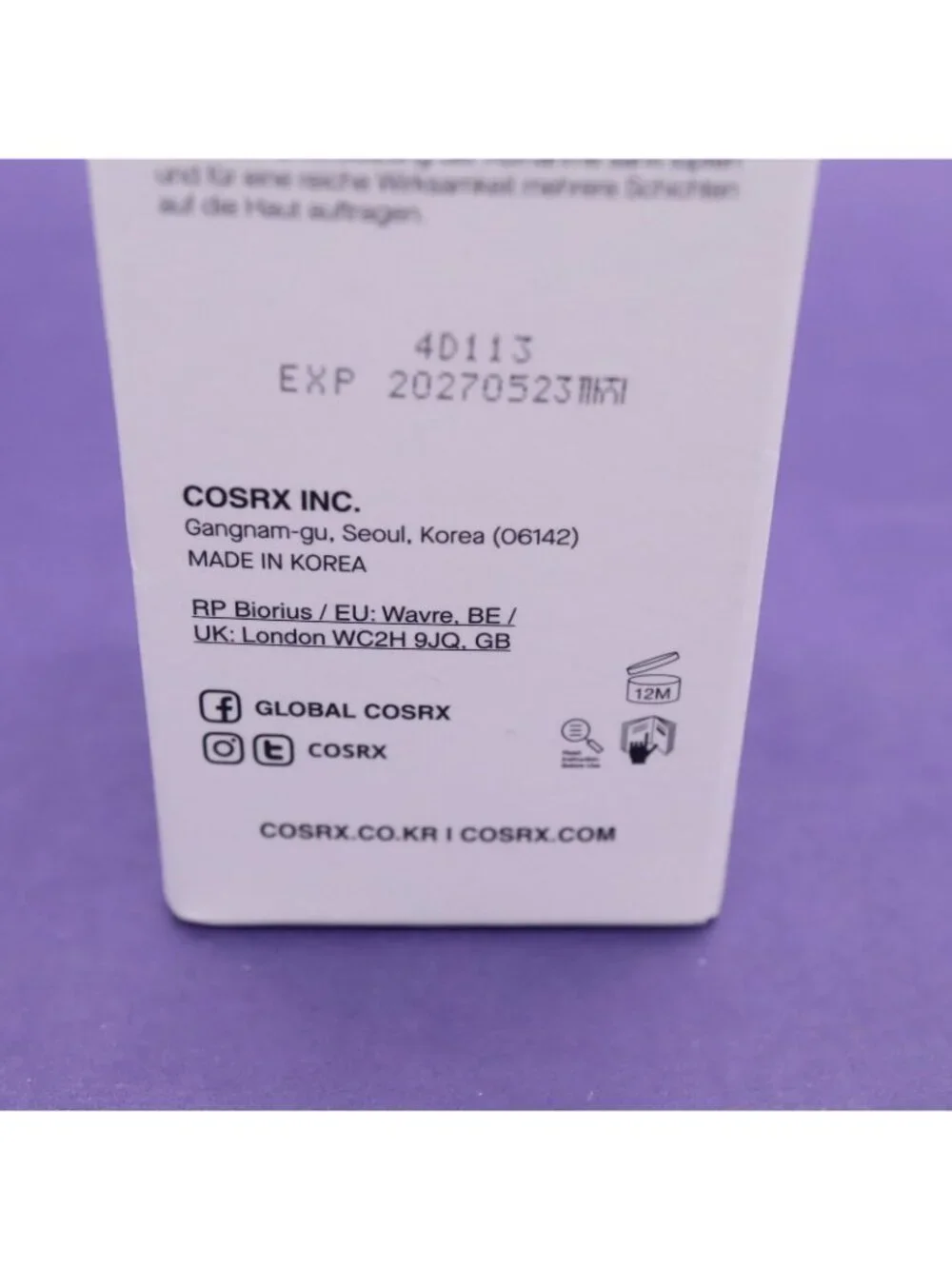 COSRX elevate your